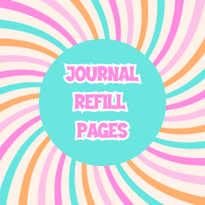 Journal Refill Pages
