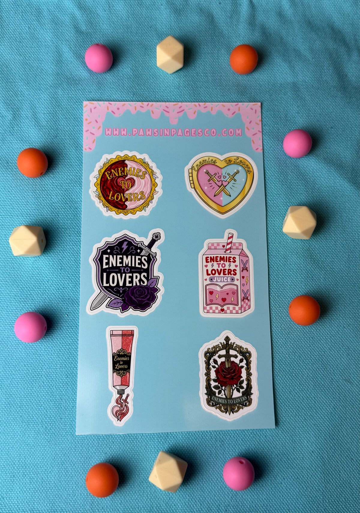 Sticker Sheet - Enemies To Lovers