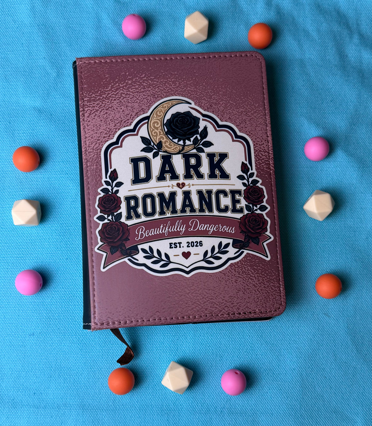 A6 - Dark Romance Sublimation Journal  - Refillable & Bookmarked