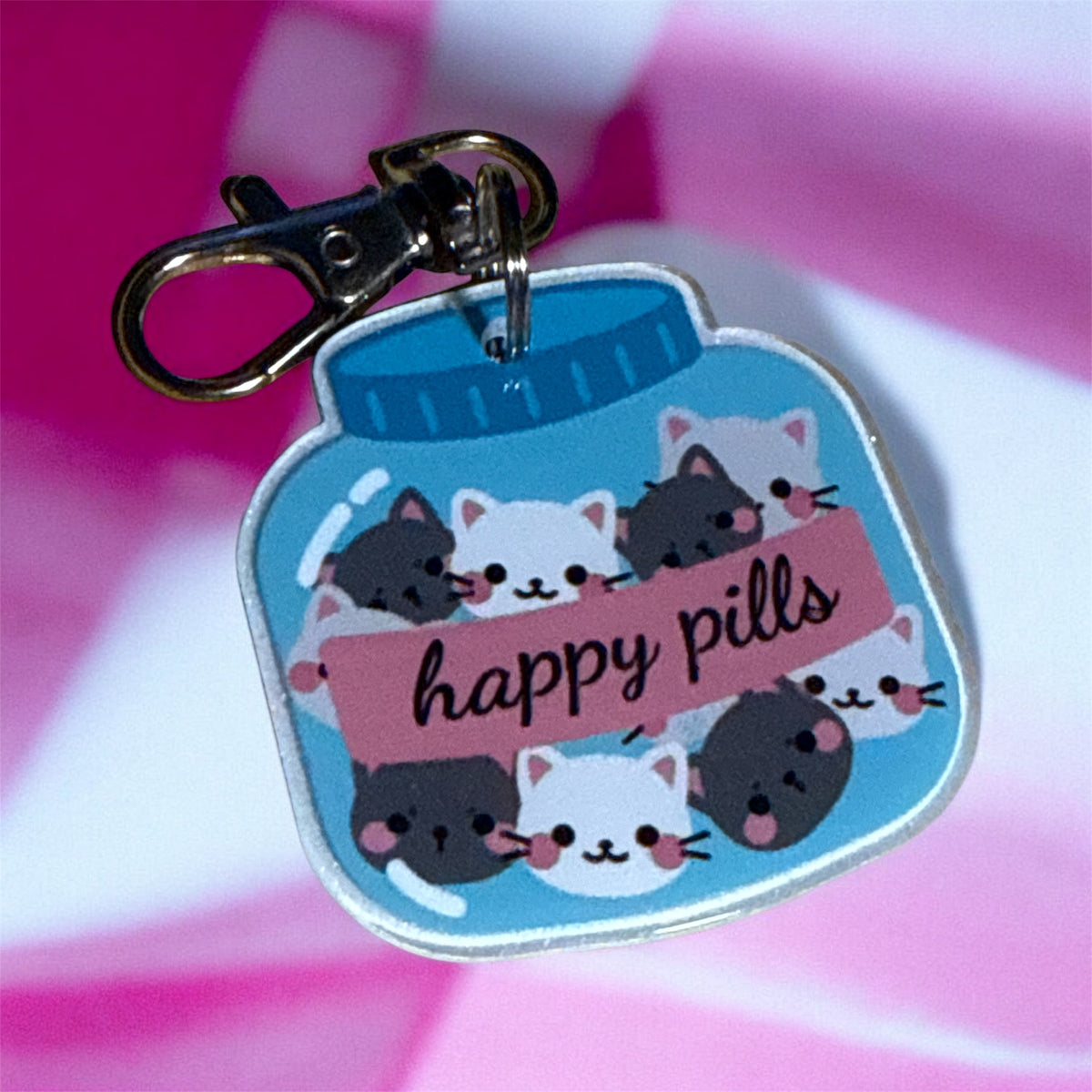 Keychains - Happy Pills