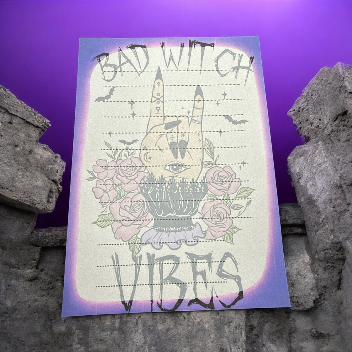 Notepad - Bad Witch Vibes