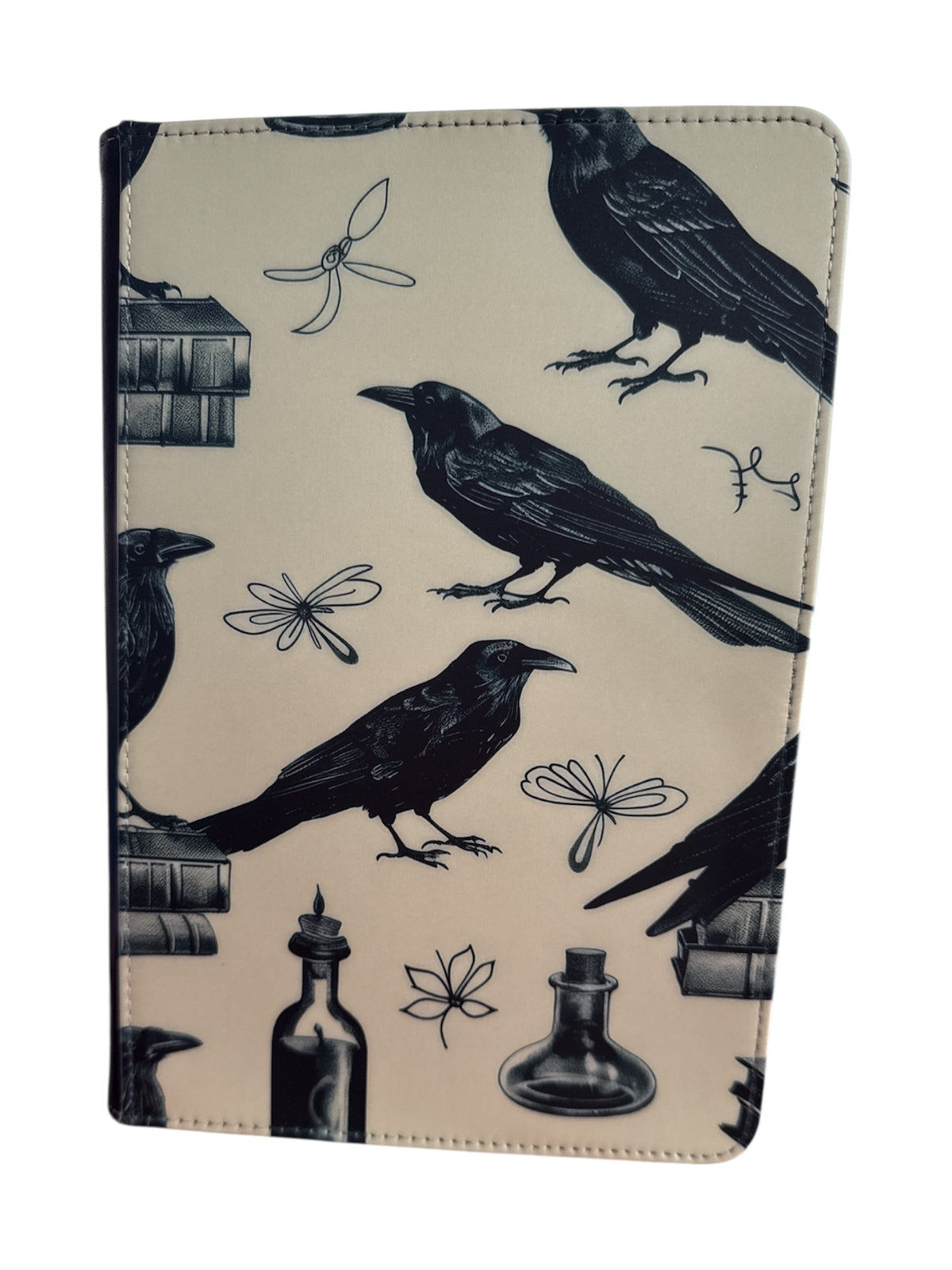 A5 Black Raven Sublimation Journal - Refillable & Bookmarked
