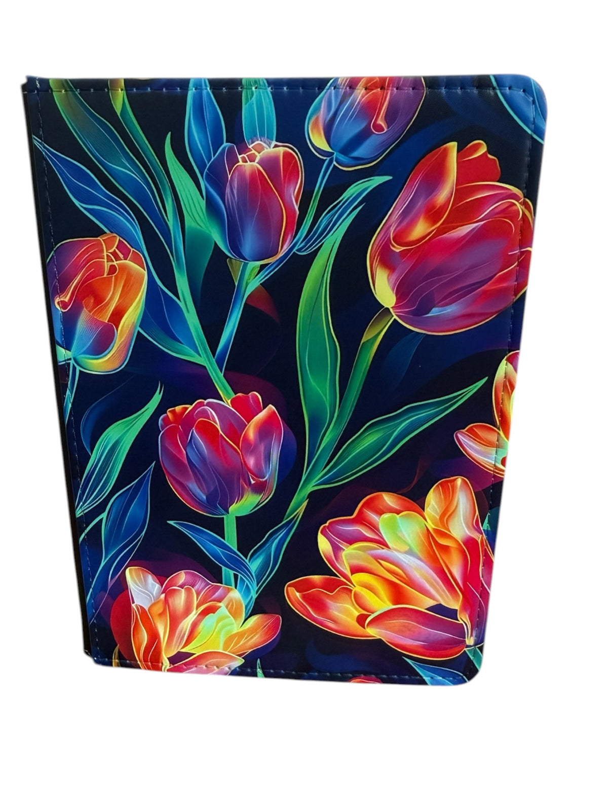 A6 Neon Tulips Sublimation Journal  - Refillable & Bookmarked