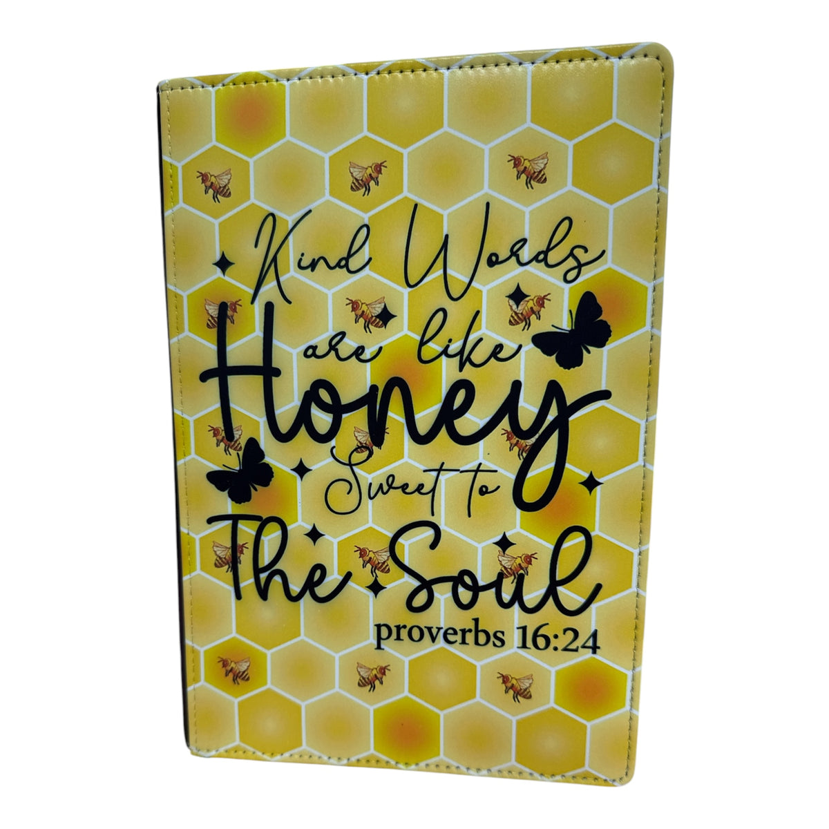 A5 - Proverbs 16:24 Sublimation Journal - Refillable - Bookmarked