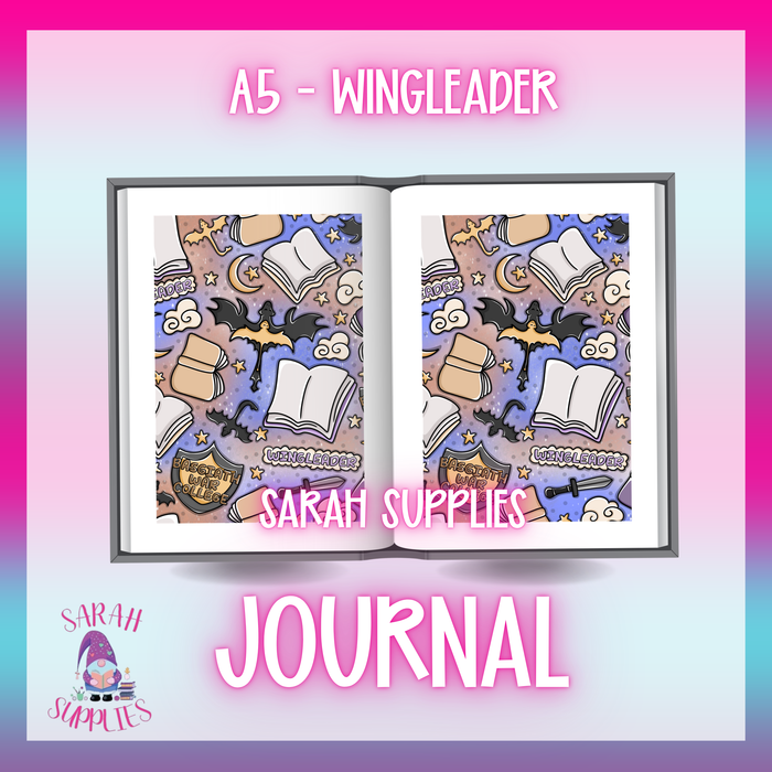 A5 - Wingleader Sublimation Journal - Refillable - Bookmarked