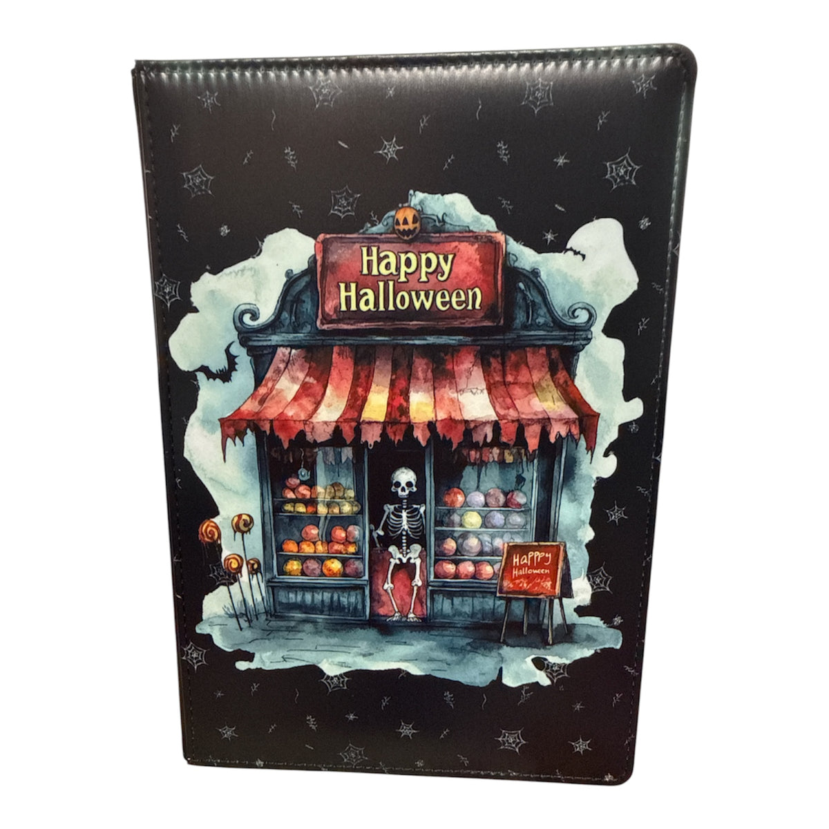 A5 - Halloween Candy Store Sublimation Journal - Refillable - Bookmarked