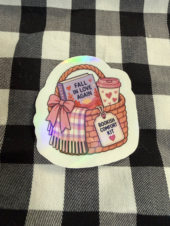 Holographic Stickers - Bookish Comfort Kit