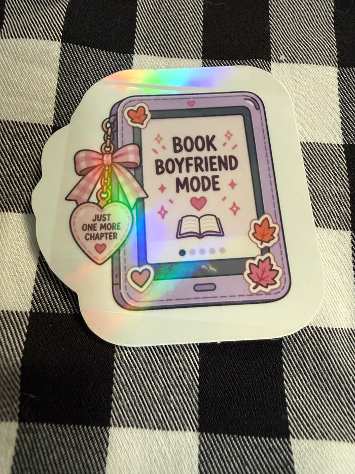 Holographic Stickers - Book Boyfriend Mode