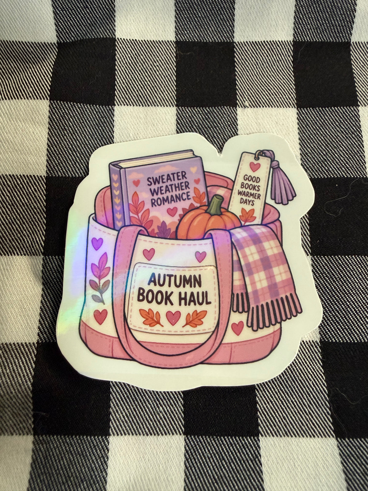 Holographic Stickers - Autumn Book Haul