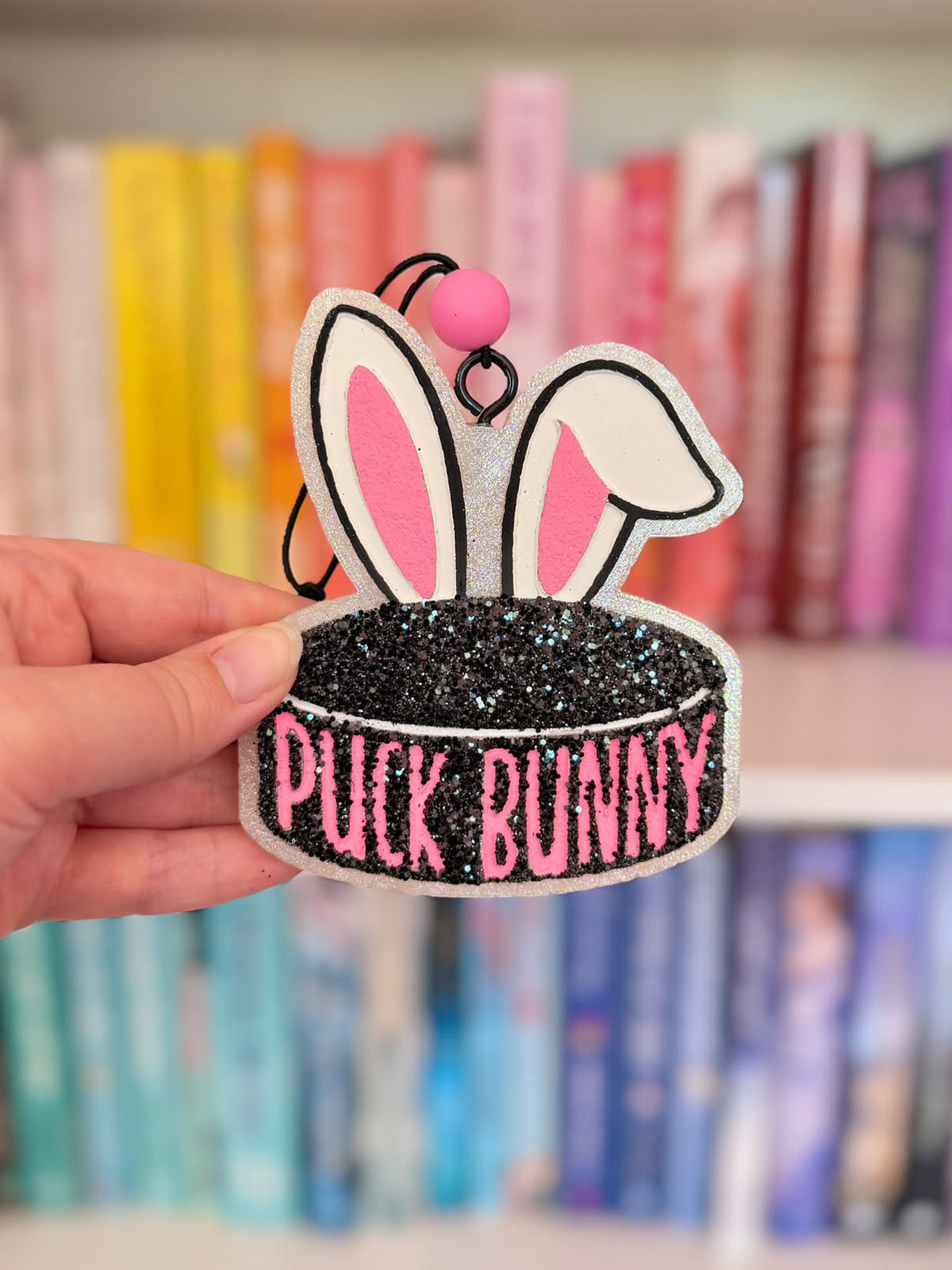 Car Freshie - Puck Bunny - Scent TBD after purchase.