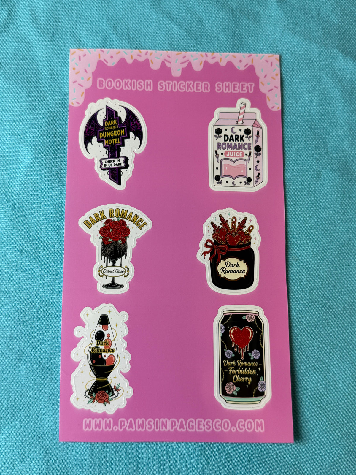 Sticker Sheet - Dark Romance