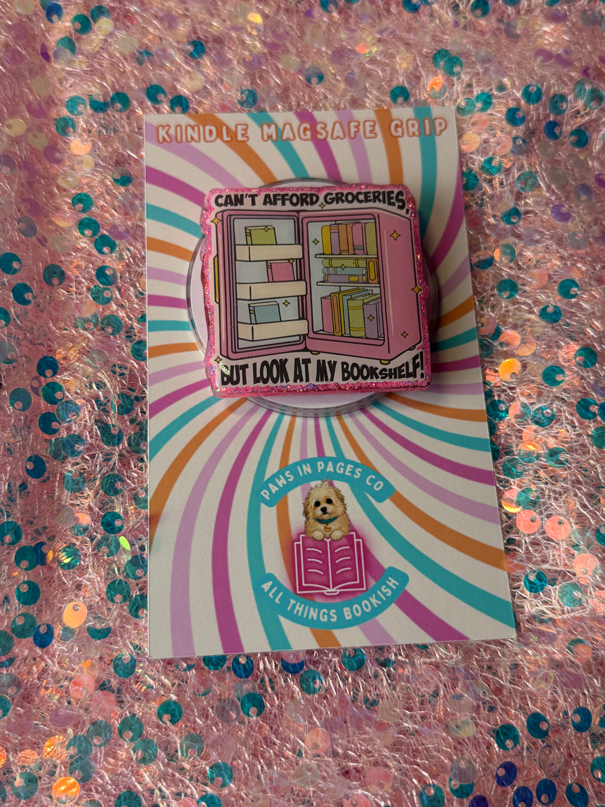 Kindle MagSafe Grip - Book Fridge