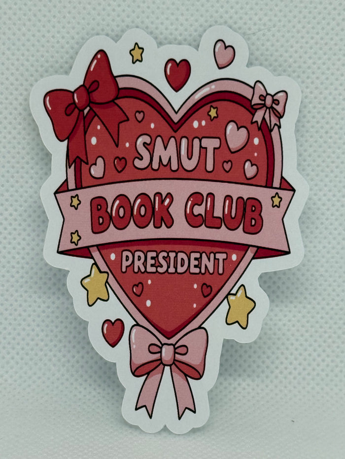 Stickers- Smut Book Club President
