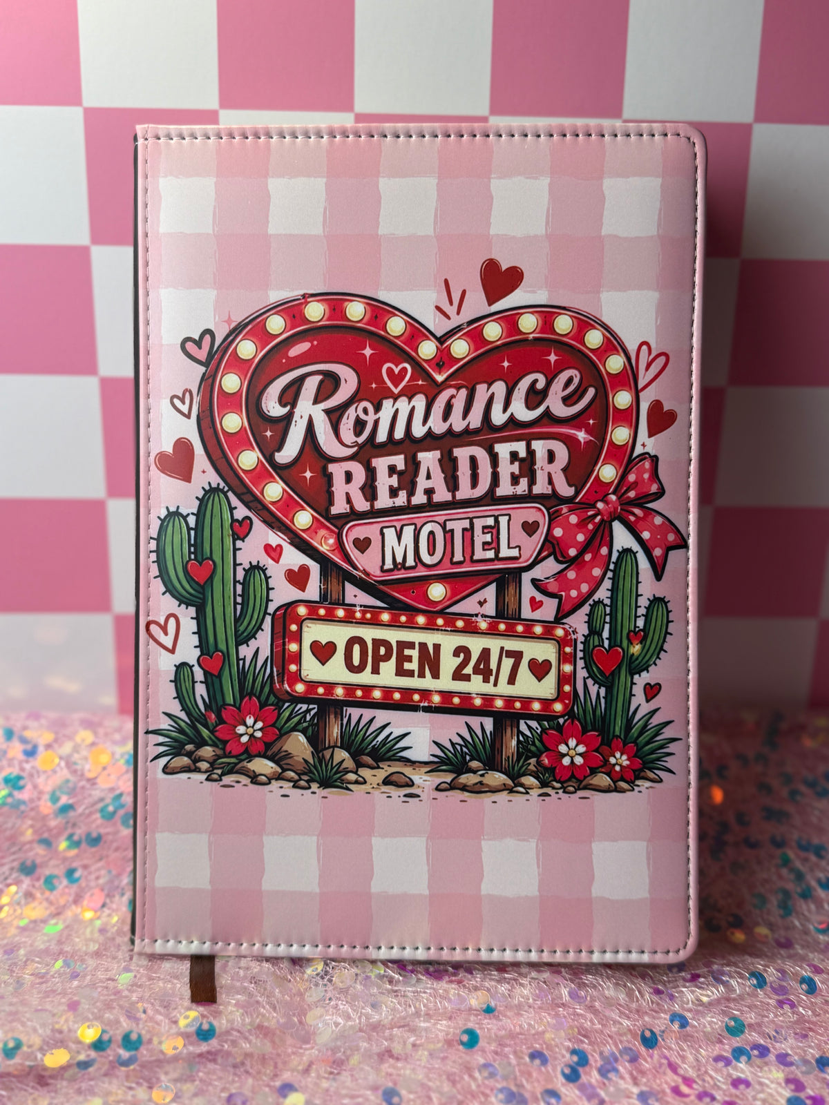 A5 - Romance Reader Motel  Sublimation Journal - Refillable - Bookmarked