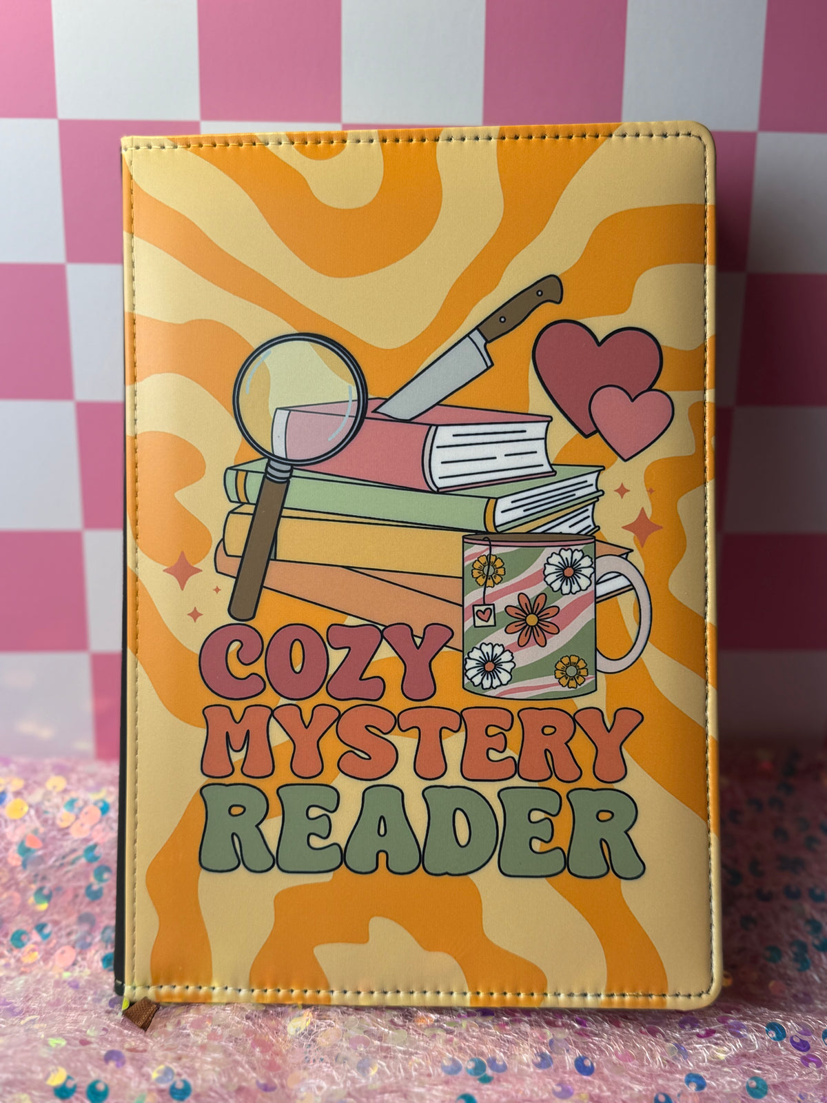 A5 - Cozy Mystery Reader  Sublimation Journal - Refillable - Bookmarked