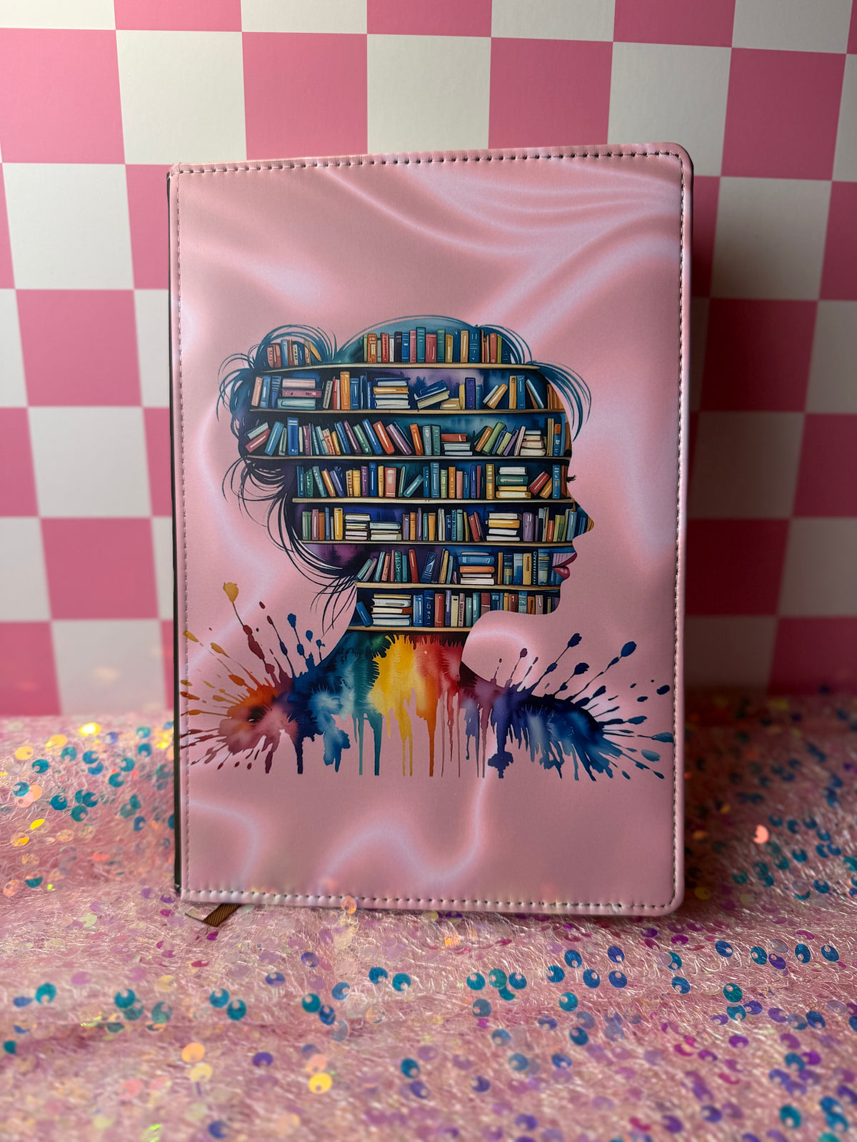 A5 - Books on the Brain  Sublimation Journal - Refillable - Bookmarked